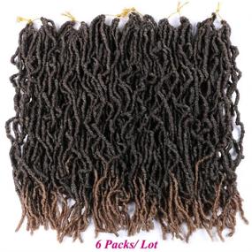 img 3 attached to Crochet Goddess Pre Looped Synthetic Braiding Hair Care