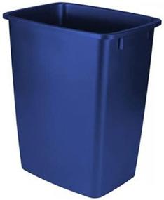 img 2 attached to 🗑️ Rubbermaid Small Kitchen Bathroom Waste Basket: Under-Sink Trash Can for Plastic Blue Recycle, 9 Gallons - Efficient Waste Management Solution