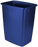 🗑️ rubbermaid small kitchen bathroom waste basket: under-sink trash can for plastic blue recycle, 9 gallons - efficient waste management solution logo