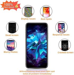 img 2 attached to 📱Высококачественная замена экрана iPhone XR - 6,1" 3D Touch ЖК-дисплей, сборка дигитайзера + картa магнитных винтов и водонепроницаемая рамка - Bsz4uov