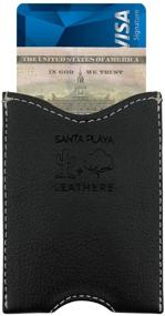 img 2 attached to 🌱 Santa Playa Eco-Friendly Vegetable Leather Men's Accessories: Repurposed Wallets, Card Cases & Money Organizers