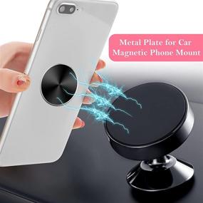 img 3 attached to Magnetic Universal Adhesive Sticker Replacement Cell Phones & Accessories