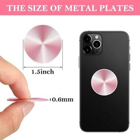 img 1 attached to Magnetic Universal Adhesive Sticker Replacement Cell Phones & Accessories