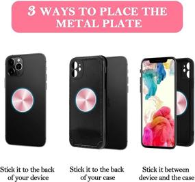 img 2 attached to Magnetic Universal Adhesive Sticker Replacement Cell Phones & Accessories