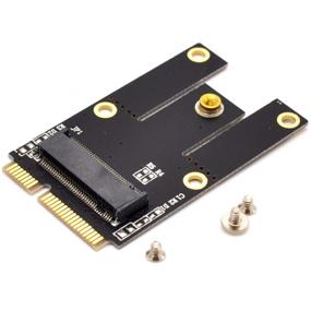 img 4 attached to 🔌 Deal4GO NGFF M.2 (Key-A+E/Key-E) to Mini PCI-E Express Adapter Converter Full Size/Half Size mPCIe Slot for Intel AX201 AX200 9260 8265 8260 7260 Wireless WiFi Card