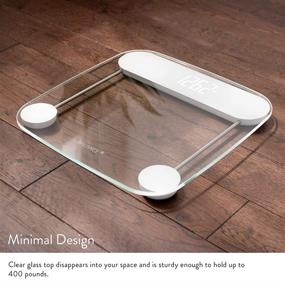 img 3 attached to 🛒 Shop the Greater Goods Digital Weight Bathroom Scale: Clear Glass Body Weight Scale with Shine-Through Display, Accurate & Non-Slip Design