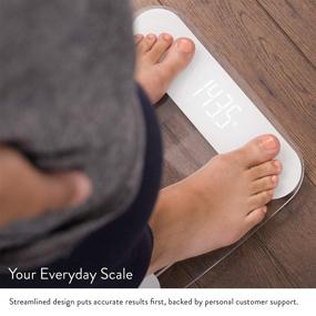 img 1 attached to 🛒 Shop the Greater Goods Digital Weight Bathroom Scale: Clear Glass Body Weight Scale with Shine-Through Display, Accurate & Non-Slip Design