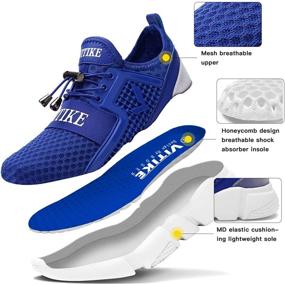 img 3 attached to Lightweight Elaphurus Girls' Sneaker: Ideal Athletic Shoes for Walking