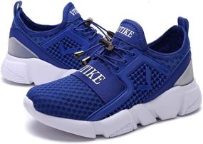 img 1 attached to Lightweight Elaphurus Girls' Sneaker: Ideal Athletic Shoes for Walking