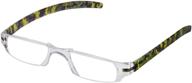 🤓 camouflage slim vision rimless reading glasses by fisherman eyewear logo