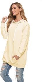 img 1 attached to 👗 Famulily Womens Oversized Hoodie: Extra Long Hooded Tunic Sweatshirt with Pockets - Ultimate Style and Comfort for Women