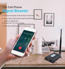 img 3 attached to 📶 Усилитель сигнала AT&T для сотовых телефонов - 5G 4G LTE T Mobile Cricket Cell Phone Booster для AT&T - Диапазон 12/17 - Усиливает 5G сигнал - Идеально подходит для дома/отдаленных районов - Покрывает площадь 3000 кв.футов - Улучшает качество данных и звонков