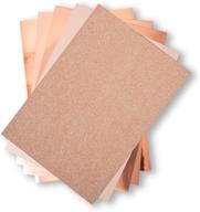 🌹 sizzix rose gold, surfacez: opulent cardstock - 50 pack | premium quality logo