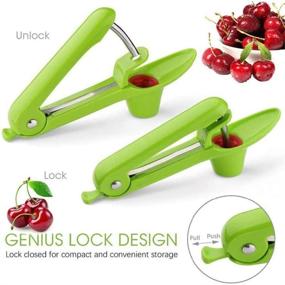 img 2 attached to 🍒 Multifunctional Cherry and Olive Pitter Tool - High-Quality Remover and Portable Aid for Your Kitchen