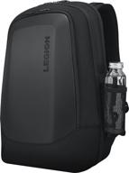 🎒 lenovo legion 17" armored backpack ii for gaming laptops, double-layered protection, dedicated storage pockets, gx40v10007, black logo