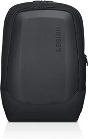 img 3 attached to 🎒 Lenovo Legion 17" Armored Backpack II for Gaming Laptops, Double-Layered Protection, Dedicated Storage Pockets, GX40V10007, Black