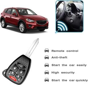 img 3 attached to 🔑Высококачественный брелок VOFONO Keyless Entry для Chrysler/Dodge (2004-2007) - комплект из 2 шт. | Артикул: M3N5WY72XX