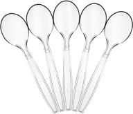 plasticpro heavyweight disposable plastic spoons: reliable food service equipment & supplies логотип