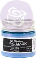 продукт prima marketing inc. finnabair art alchemy-opal magic акриловая краска-blue-violet: изысканный мерцающий и прозрачный оттенок. логотип