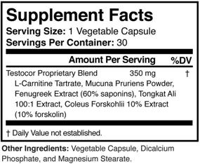 img 1 attached to Testocor Natural Testosterone Booster Supplement