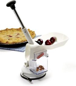 img 3 attached to Norpro Deluxe Cherry Pitter Suction