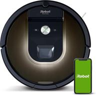 🐶 ideal for pet hair & hard floors: renewed irobot roomba 981 robot vacuum with wi-fi connectivity, alexa compatibility, and power boost technology - black logo