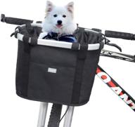 🐶 raymace dog bicycle basket - front bike handlebar basket, quick release folding design, detachable & easy to install, perfect for cycling and picnics логотип