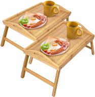 greenco bamboo foldable breakfast serving food service equipment & supplies логотип