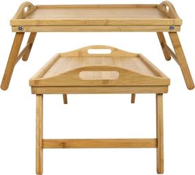 img 2 attached to Greenco Bamboo Foldable Breakfast Serving Food Service Equipment & Supplies