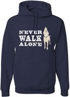 🐶 stay stylish and show your love for dogs with the dog is good unisex never walk alone hoodie! логотип