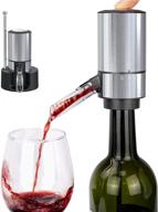 🍷 enhance your wine experience with the electric wine aerator pourer and dispenser pump logo