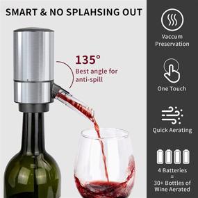 img 1 attached to 🍷 Enhance your Wine Experience with the Electric Wine Aerator Pourer and Dispenser Pump