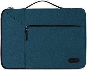 img 4 attached to 📦 NUBILY 14-inch Laptop Sleeve Bag Case - Waterproof & Shock Resistant Handle Laptop Bag for 13.3-inch MacBook Air (2014-2019) and 13.3-14 inch Toshiba/FUJITSU /HP/Dell/Asus Notebooks