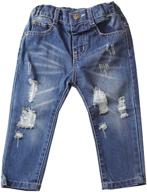 betusline little girls ripped trousers boys' clothing and jeans logo