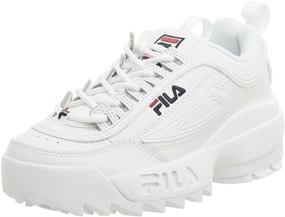 img 4 attached to Fila Youth Disruptor Sneaker VinRed Boys' Shoes