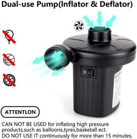 img 1 attached to 🔌 Efficient DOTSOG Electric Air Pump: Portable Quick-Fill Air Pump for Inflatables - Pool Floats, Mattresses, Couches & More!