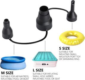 img 2 attached to 🔌 Efficient DOTSOG Electric Air Pump: Portable Quick-Fill Air Pump for Inflatables - Pool Floats, Mattresses, Couches & More!