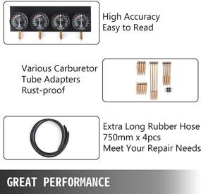 img 1 attached to 🔧 VEVOR Комплект инструментов для синхронизации топливно-вакуумного карбюратора: финальный набор синхронизации карбюратора с резиновым шлангом для оптимальной топливной эффективности.