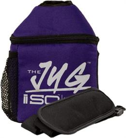 img 4 attached to 🥤 Isolator Fitness ISOJUG Insulated One Gallon Water Jug Holder: With ISOBRICK, Shoulder Strap, and MADE IN USA (Purple) - The Ultimate Hydration Companion