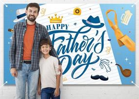 img 2 attached to Happy Fathers Day Banner Decorations