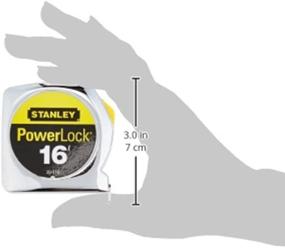 img 1 attached to 📏 Stanley 33-116 16ft PowerLock Tape Measure – Test, Measure, and Inspect