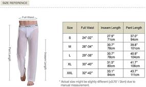 img 1 attached to Mendove Through Lounge Nightwear X Large Men's Clothing for Sleep & Lounge