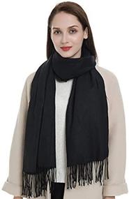 img 1 attached to Womens Large Blanket Pashmina Shawls Women's Accessories for Scarves & Wraps