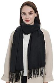 img 3 attached to Womens Large Blanket Pashmina Shawls Women's Accessories for Scarves & Wraps