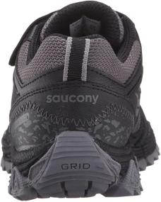 img 2 attached to Saucony Excursion Shield Девичьи кроссовки и атлетическая обувь с альтернативным застежкой.