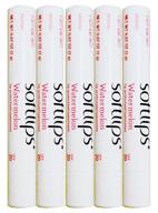 🍉 refreshing watermelon flavored softlips sticks - pack of 5 for long-lasting moisturized lips logo