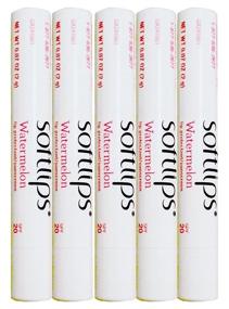 img 1 attached to 🍉 Refreshing Watermelon Flavored Softlips Sticks - Pack of 5 for Long-lasting Moisturized Lips