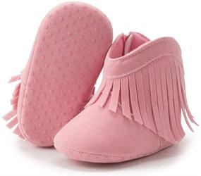 img 1 attached to BiBeGoi Moccasins Non Slip Newborn Prewalker Apparel & Accessories Baby Boys