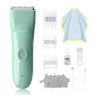 👶 meetcare baby hair clippers: ultra quiet trimmer for kids & adults - cordless, waterproof haircut kit logo