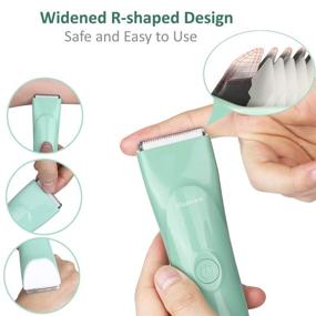 img 3 attached to 👶 Meetcare Baby Hair Clippers: Ultra Quiet Trimmer for Kids & Adults - Cordless, Waterproof Haircut Kit